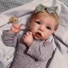 Reborn Doll Girl with Gray Outfit