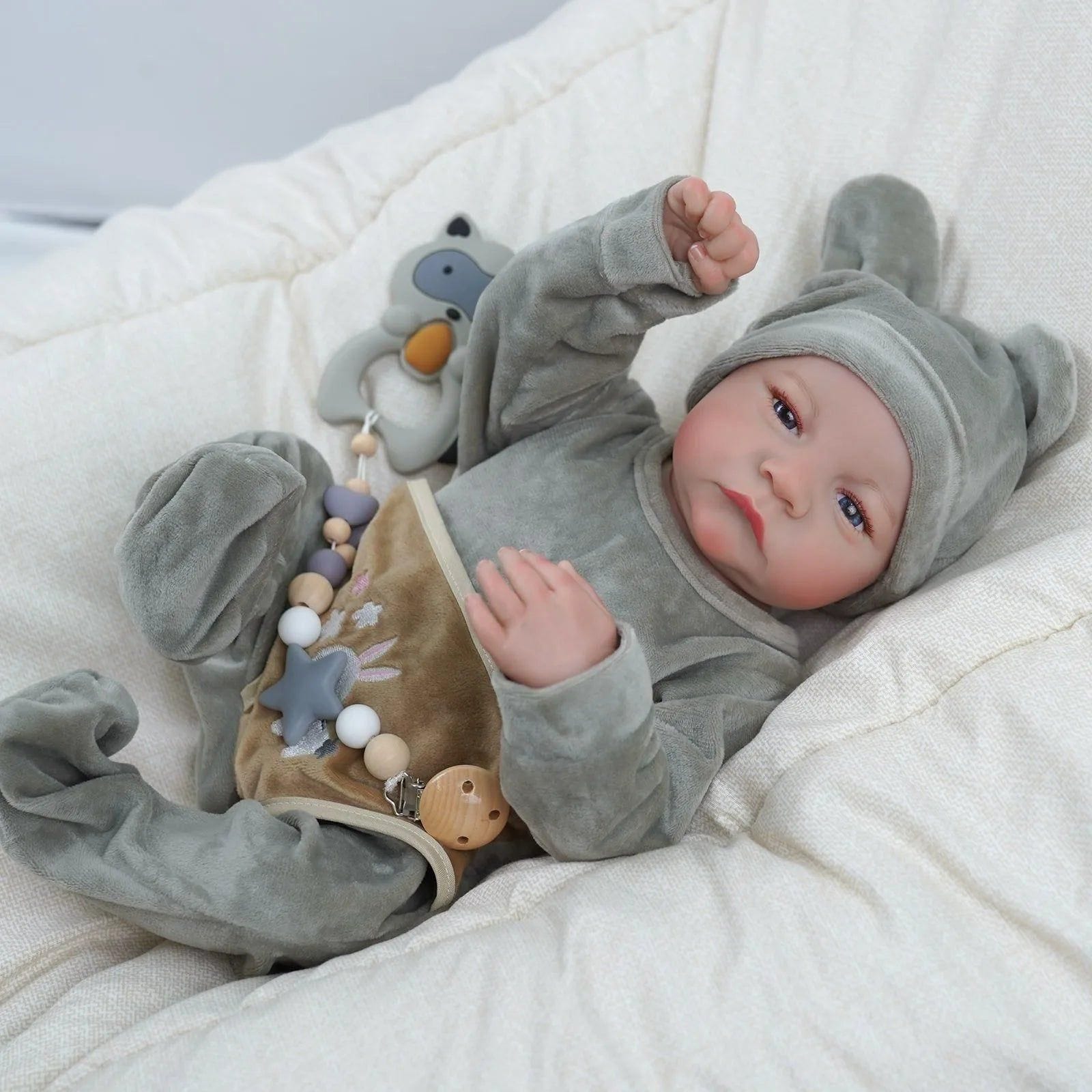 Reborn Doll Male Open Eyes