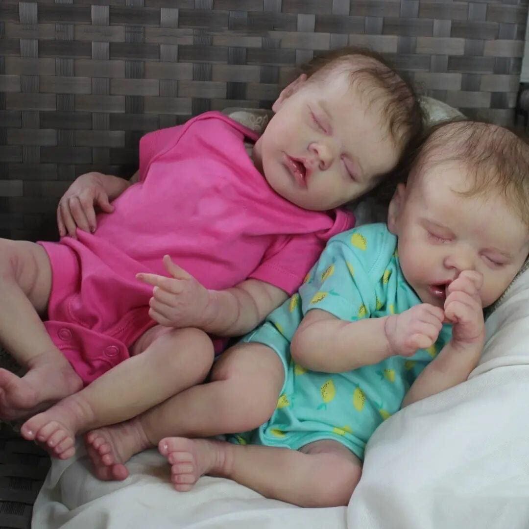 Reborn Silicone Twins Dolls